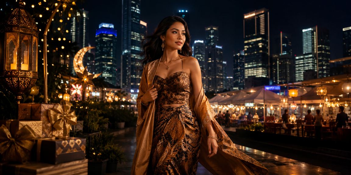 Suasana malam pasar kota Vietnam dengan aktivitas casino yang ramai